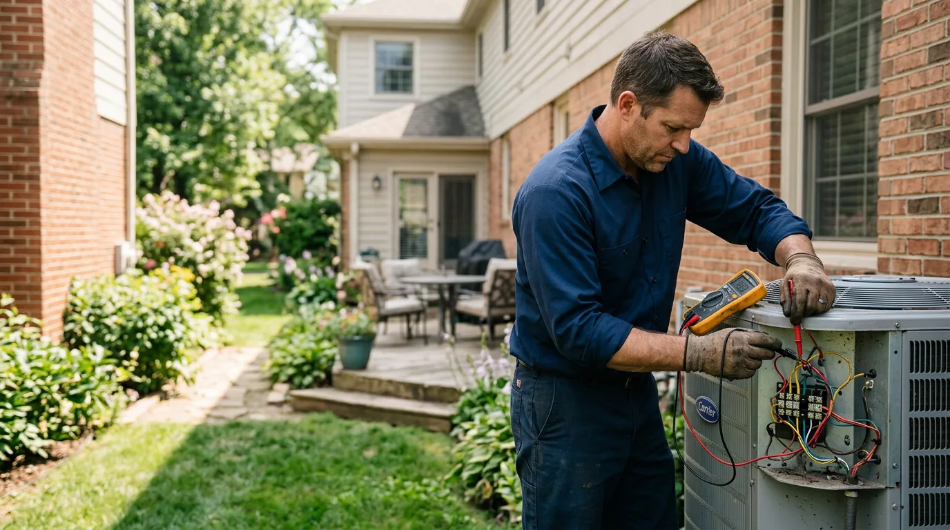 HVAC technician working near Indian Hills, CO